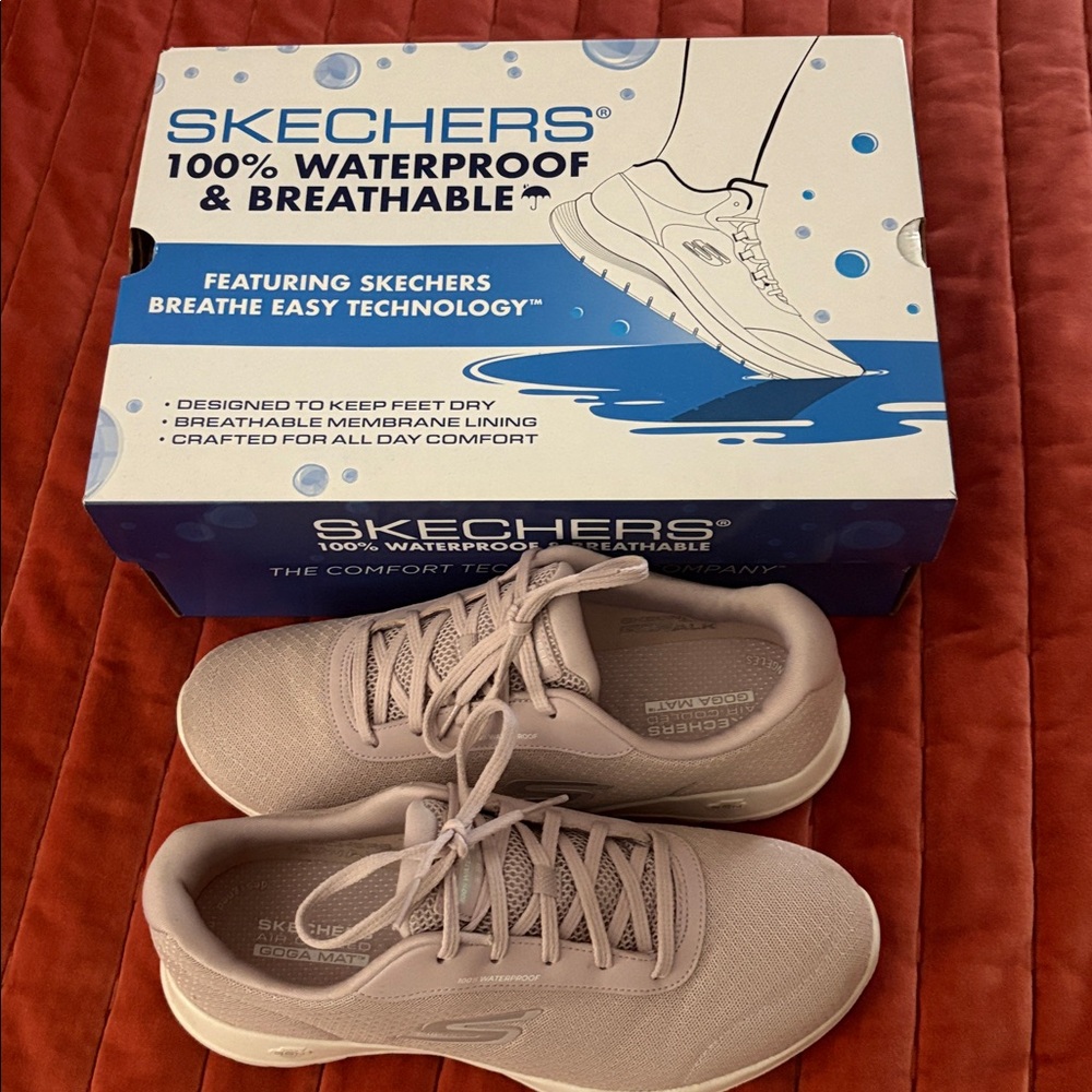 Skechers Pink Waterproof Sneakers